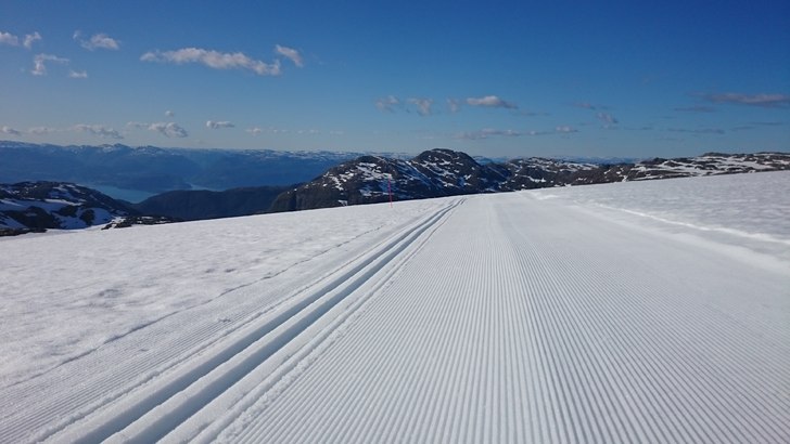 Topp forhold på Fonna!
Nå er "alt" åp.