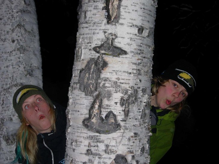 Foto: Självfotografering. Åkare: Sofia Thrane & Lovisa Wesslund.