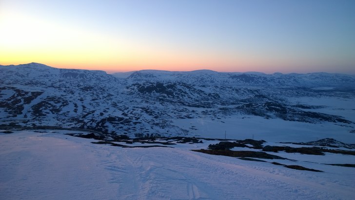 Midnatts åk gränsen.