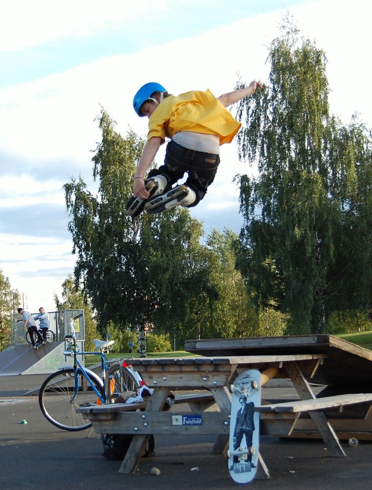 180 från nån sak någon byggt.. Foto: billy nordgren. Åkare: pontus.
