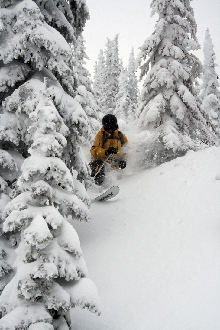 Dagen efter en 40cm dump. Foto: Henrik Karlsson. Åkare: Tobias Gustafsson.