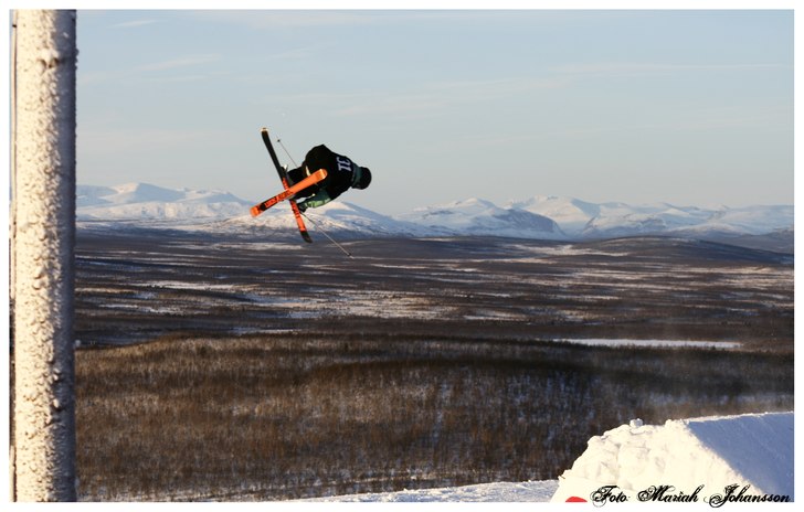 13 åriga Jonas fetar på under tävlingen Slopen . Foto: Mariah Johansson. Åkare: Jonas Rutberg.