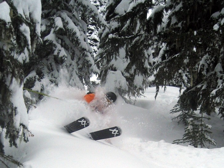 Trevligt ställe med massor av snö. Helt enkelt.. Foto: Andreas Berthagen. Åkare: Johannes Hörner.