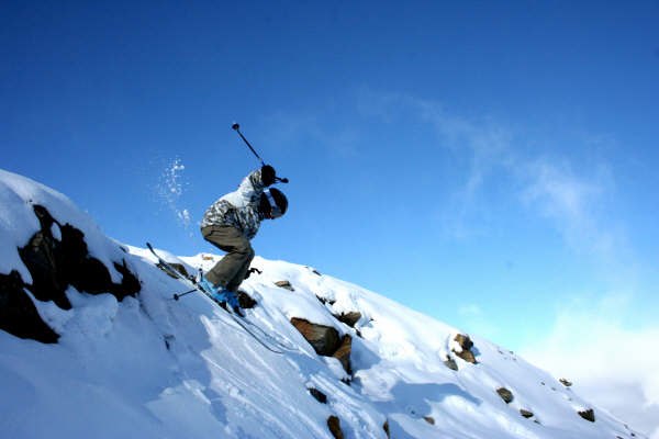 drop på vägen ner till liften. Foto: Vilhelm Hultgren.