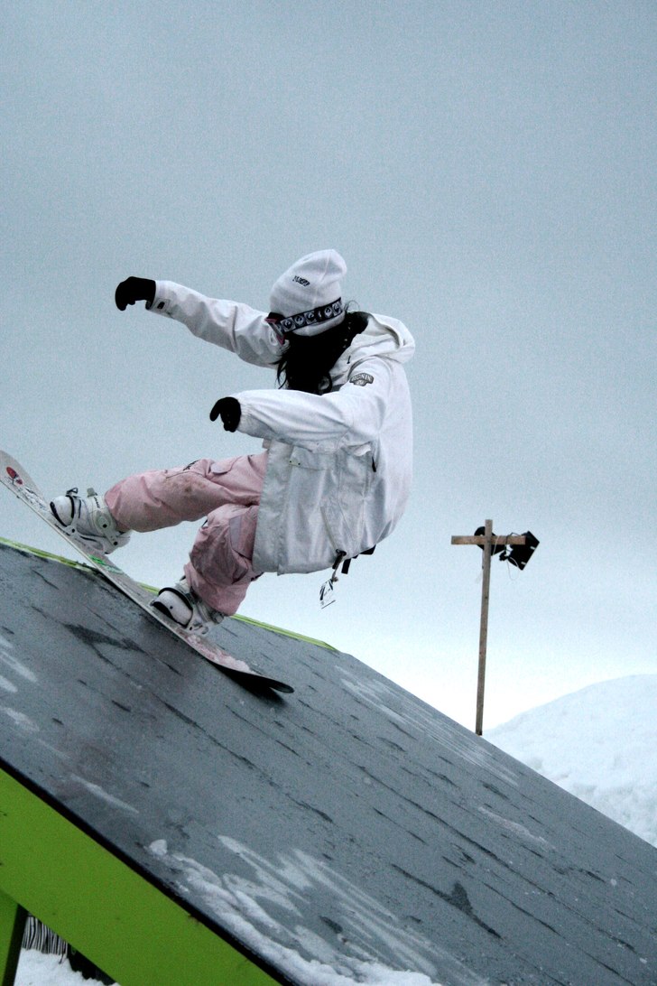 de e mycke roligare att pressa swiiiitch på vägg. Foto: Hanna Zellner. Åkare: Mariah Johansson.
