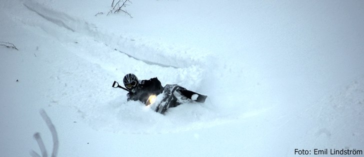 Härligt med snö!. Foto: Emil Lindström. Åkare: Erik Lindström.