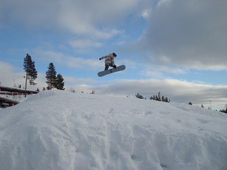 Chillar... Foto: Bruce McLean. Åkare: Niklas Billing.