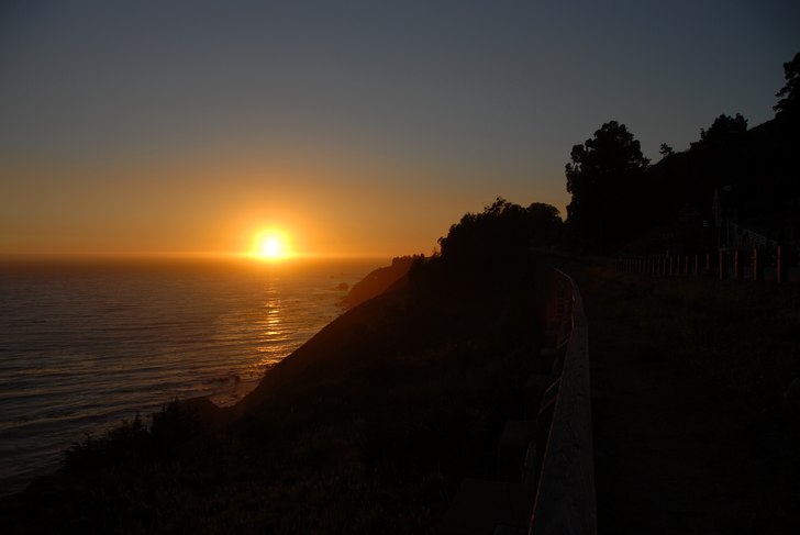 Coast of California - Pacific Ocean - Sunset. Foto: Eric Karlsson.