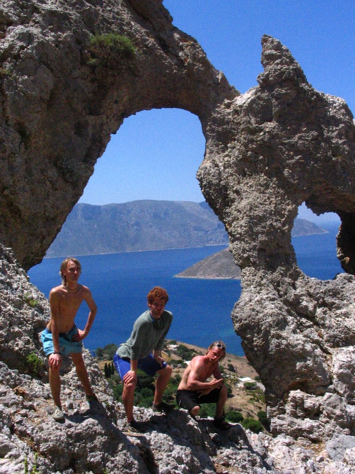 Fett grupp-foto!. Foto: Björn Johansson. Åkare: Jonte, Mangan, Smatte.