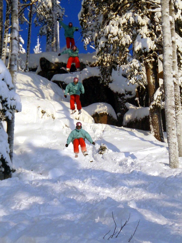 Solig dag i kåbdalis. Foto: oskar lind. Åkare: Elias Henderson.