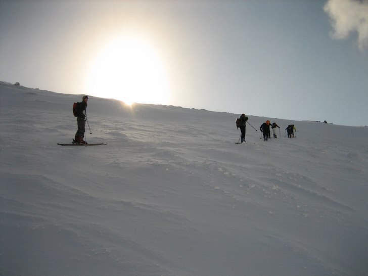 Randonétur med frilufts. Foto: Tomas Johansson. Åkare: Friluftsgymnasiet.