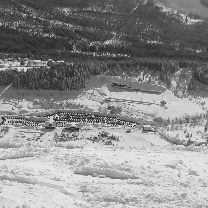 Heilt fantastisk!
I dag er det strålande sol, myk.