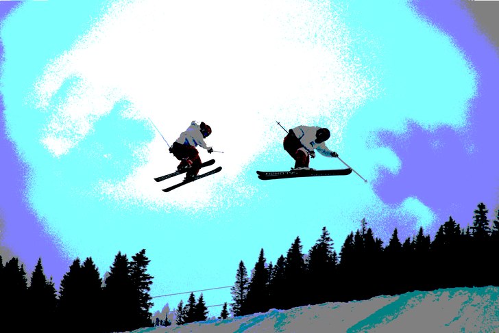 Lekte lite i PS med invitationalbilderna.. Foto: Jonas Ottosson. Åkare: Sammy Carlsson, Simon Dumont.