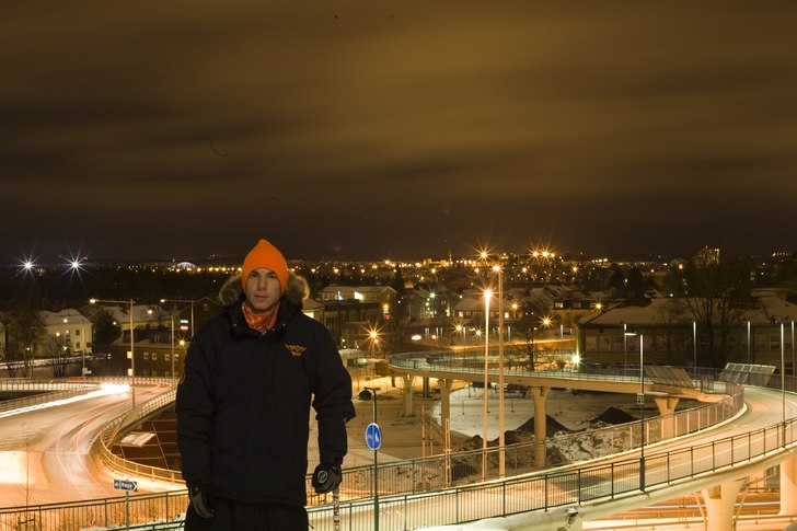 Tack vare Dennis med sin lokal skills och spot ut . Foto: Dennis Bjerkhög. Åkare: Lowe Andersson.