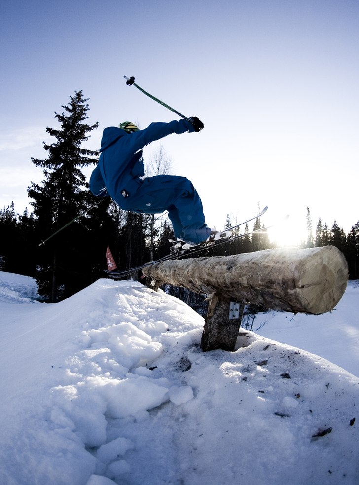 Johan dödade stocken. Foto: Nicke Jacobsson. Åkare: Johan Hagberg.