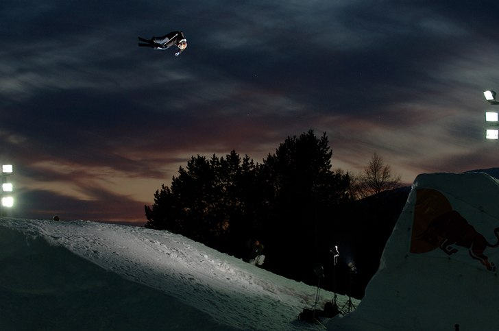 15-årige Sammy Carlson är en av många nya, 
un. Foto: Mattias Fredriksson. Åkare: Sammy Carlson.