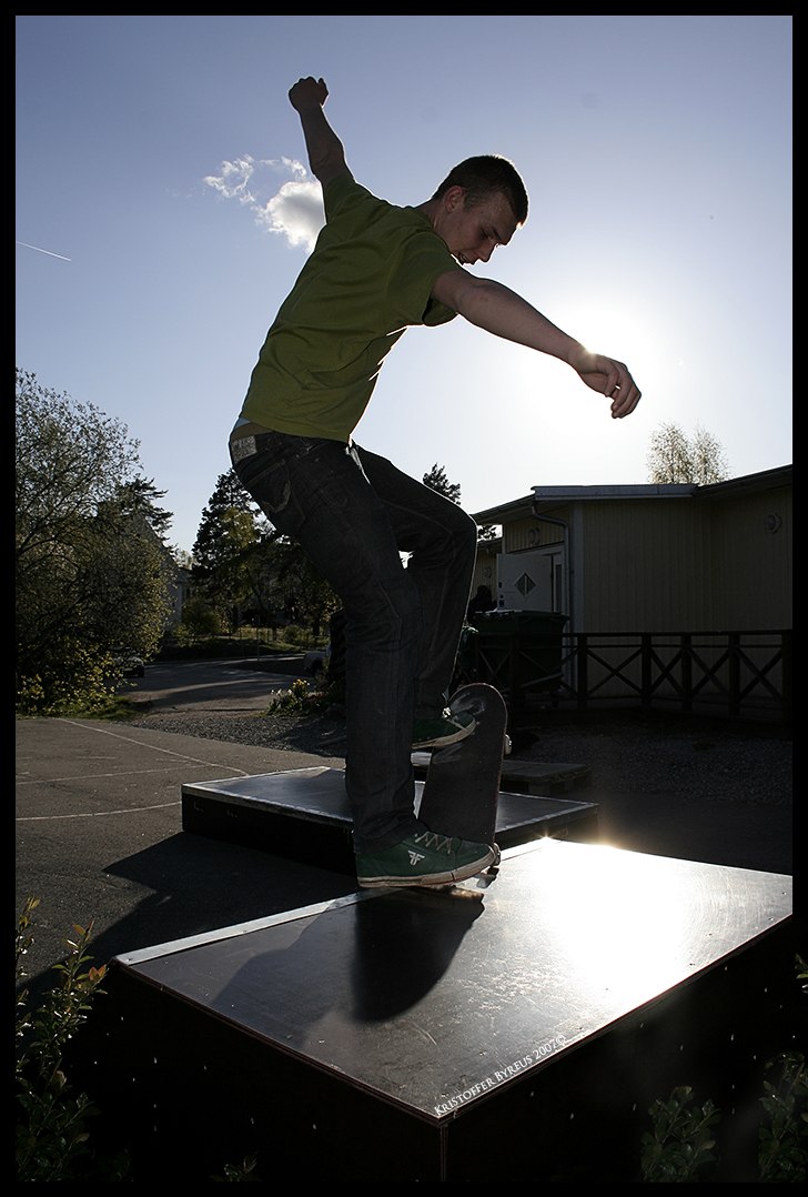 Rille, Jonte & Jag körde lite. Soft dag.. Foto: Kristoffer Byreus. Åkare: Richard.