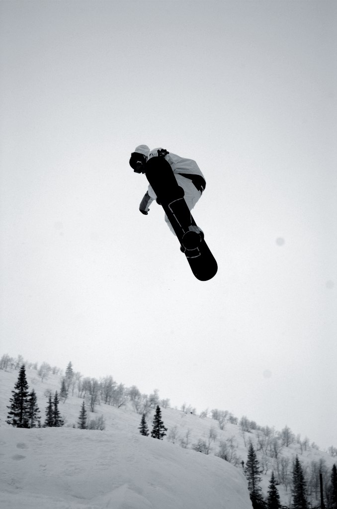 Snöig dag på dundret. . Foto: Timmy Kristoffersson. Åkare: Erik Pavasson.