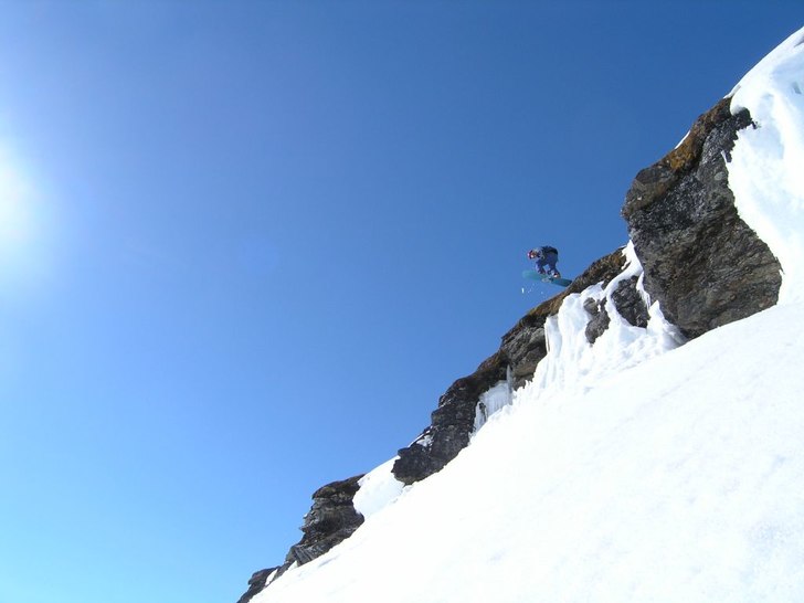 Bra ställe!. Foto: okänd. Åkare: Reine Granqvist.