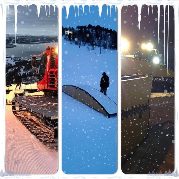 Nypreparert og nye parkelement
Bakkene er nyprerar.