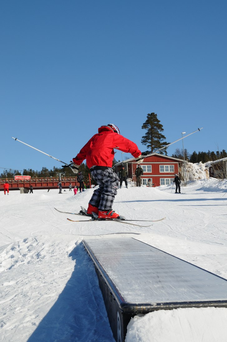 En 270 upp på en feeeeeeeeet båx. Foto: Pappa. Åkare: Erik (jag).