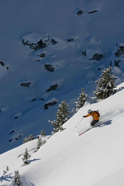 Siviez sidan. Foto: Francois Panchard. Åkare: Marcus Lantz.