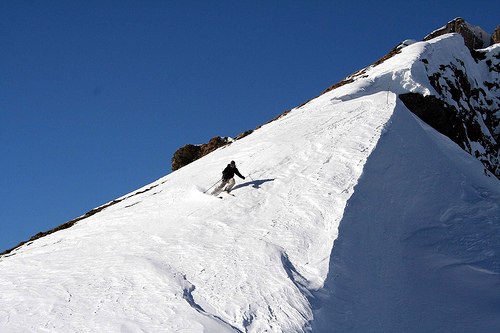 Jockpass i Engelberg. Foto: Odd Roar Salamonsen. Åkare: hans-Christian Moy.