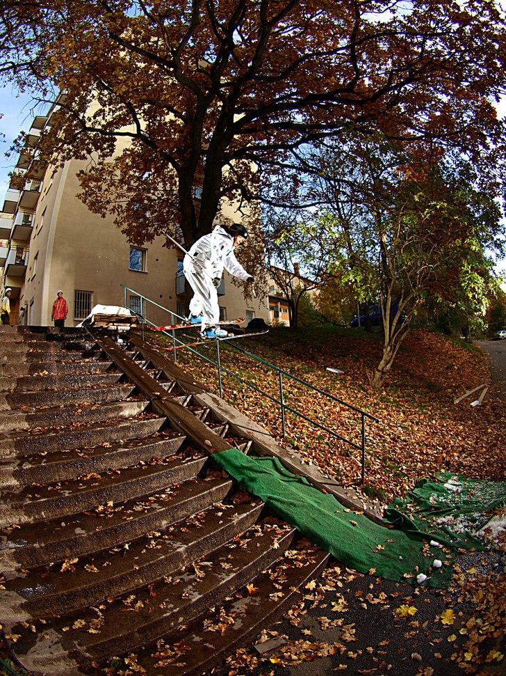 asskönt räcke.. Foto: Alexander Runhellen. Åkare: Oscar Wester.