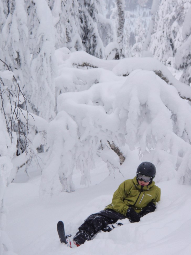 Mjuk härlig snö.... Foto: Berth Westman. Åkare: Robert Westman.
