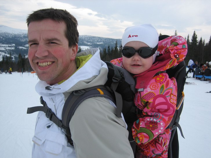 Foto: j borgudd. Åkare: Pappa och Leia.