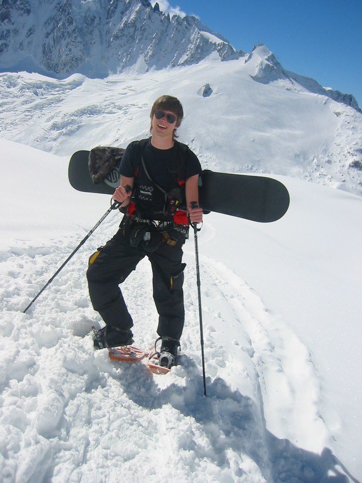 En hajk våren 2005. Foto: Filip Eriksson. Åkare: Carl Bromarker.