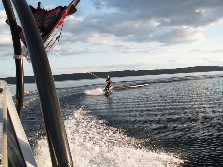 Jag åker Wakeboard . Foto: Mari Bergsmo. Åkare: Matthias Bergsmo.