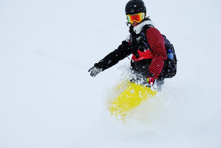 Pow pow!. Foto: Anna Cederström Nilsson. Åkare: Victoria Bergqvist.