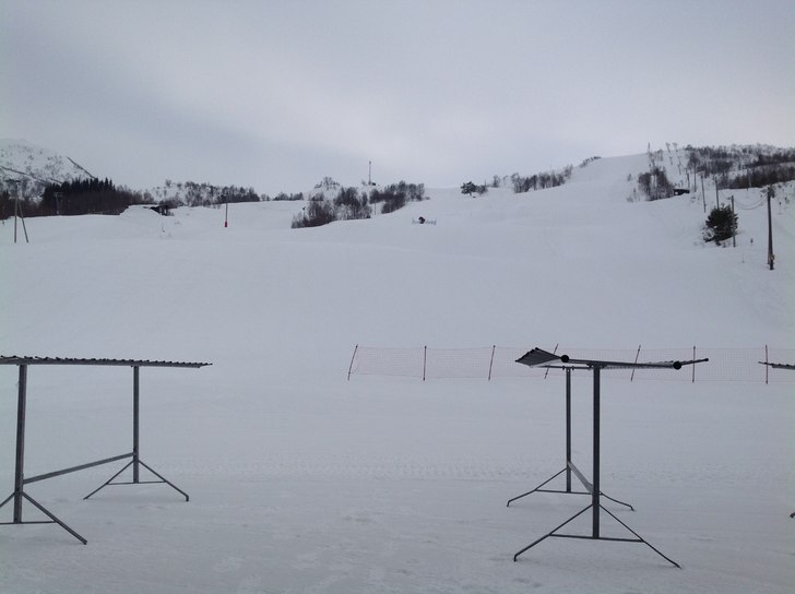 Lørdag morgen, 0 grader og skyet vær
Åpent kl 1.