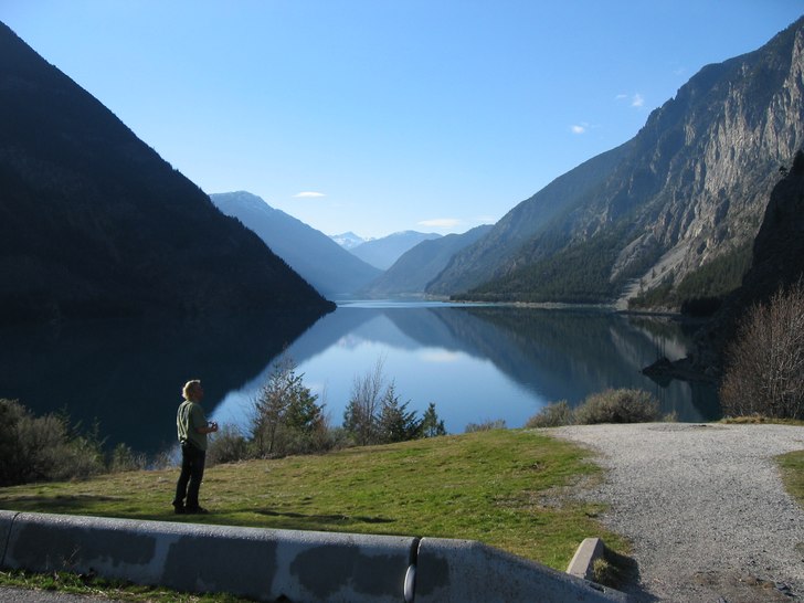 Åkte mellan Calgary o Vancouver i husbil o betade. Foto: Robert Svensson. Åkare: Tony Reinwald.
