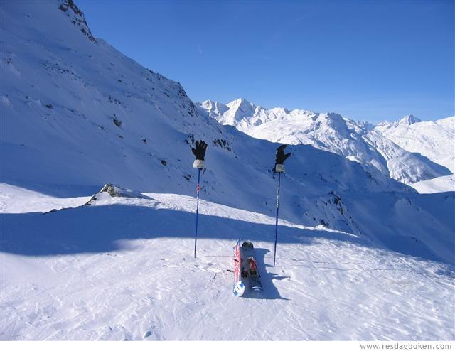 Kisspaus innan ett skönt baksideåk.. Foto: Victoria Paulsson. Åkare: Kisspausare: Christian Green.