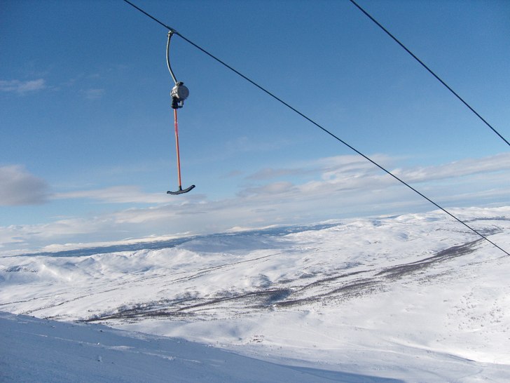 Tittade ut mot bergen och så helt plötsligt kom . Foto: Isak Hemmingsson.