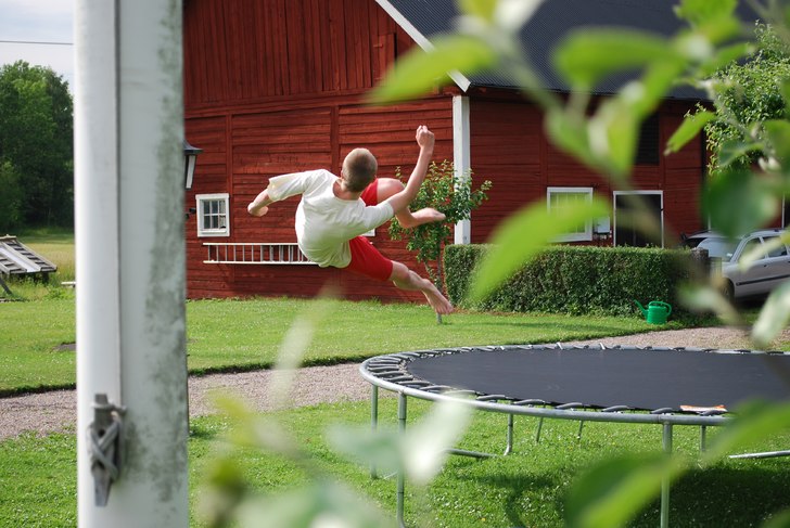 flaggstång. Foto: Emil Rocklöw. Åkare: Gustav Kindgren.
