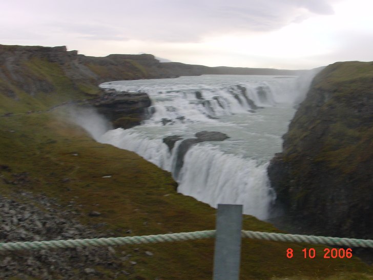 Vattenfallet Gullfoss.