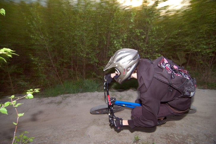 Downhill banan. Foto: Kristian Hendricksson. Åkare: Björn Yrjans.