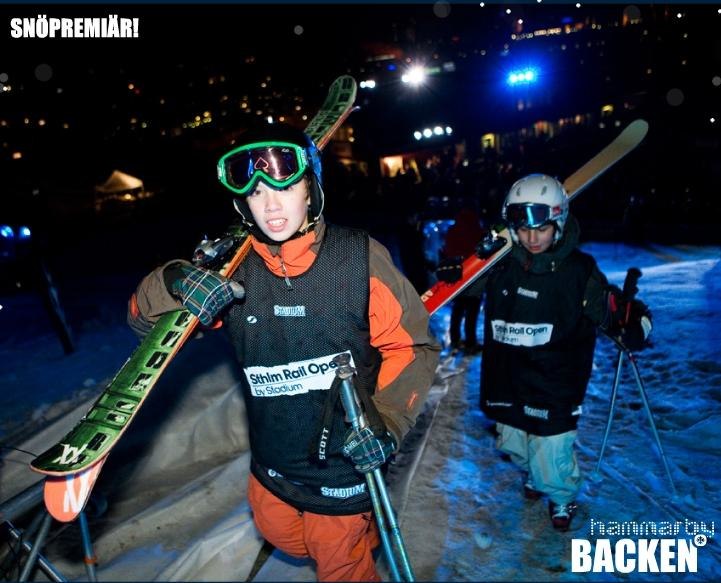 rail open. Foto: some skistar guy. Åkare: Klas & Danilo.