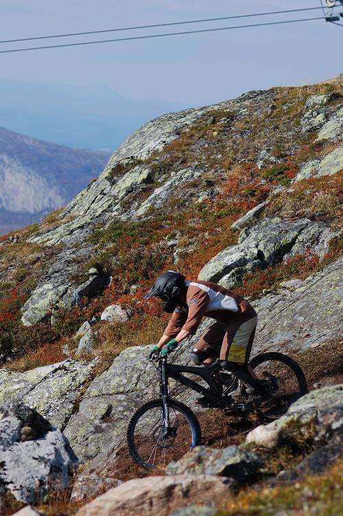 September i Åre. Foto: Henrik Kjellman. Åkare: Tim Eriksson.