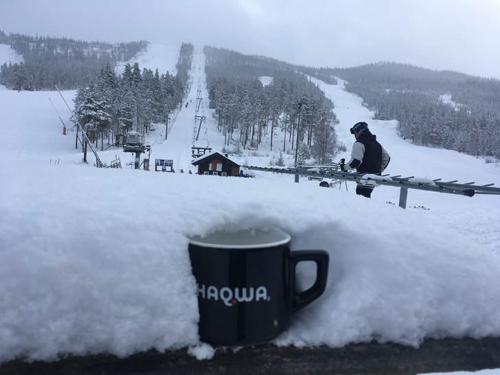 Oh yeah; Nysnø! 
❄️  ❄️  ❄️  ❄️
.