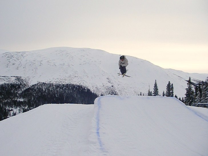snurr med mutegrabb. Foto: pappa. Åkare: Jesper Olsson (jag).