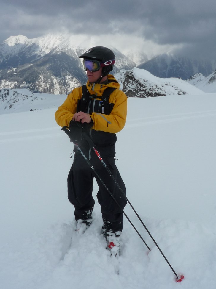Klar for baksiden av Bad Hoffgastein. Foto: Sigurd M Sandvold. Åkare: Vegard Myrlund Hansen.