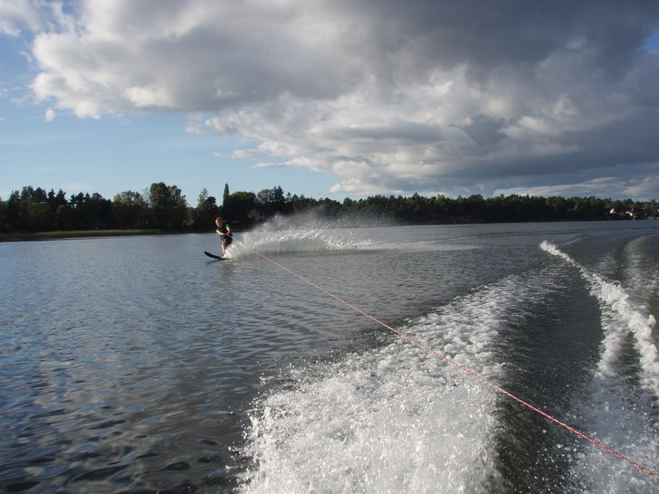 Sista gången jaa kmr att åka vattenskidor för d. Åkare: Zander.
