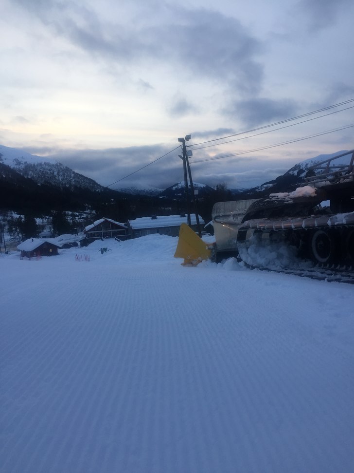 Klart for kveldskøyring denne veka
Vi kan melde o.