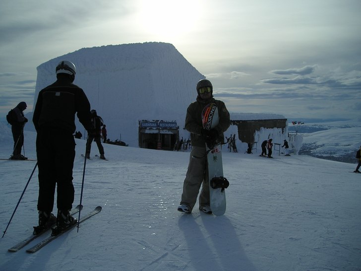 En kall dag på toppen i Åre men med grym åkning. Foto: Benny P. Åkare: Robert A.