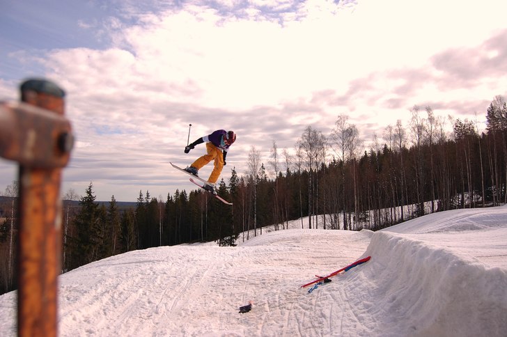 hajka kungsberget. Foto: eric, karlsson eller samuel ?. Åkare: david pettersson.