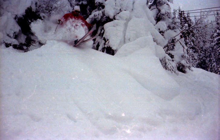 Champagne Powder. Foto: Björn Holmgren. Åkare: Peter Mattsson.